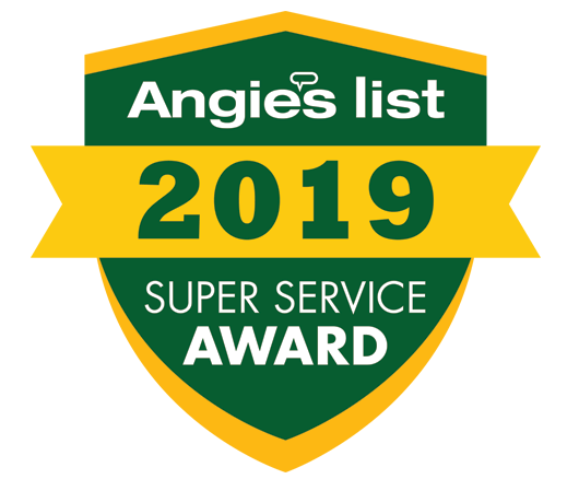 Angi Supper Service Award 2019 Asphalt, Concrete and Brick Paver paving Contractor