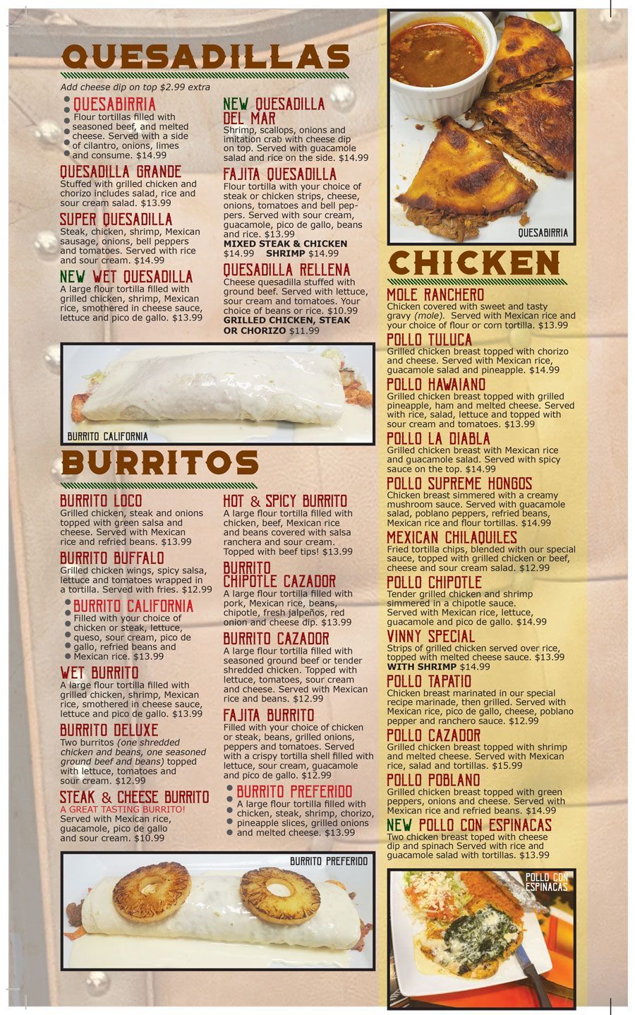 El Cazador Lima Mexican Restaurant