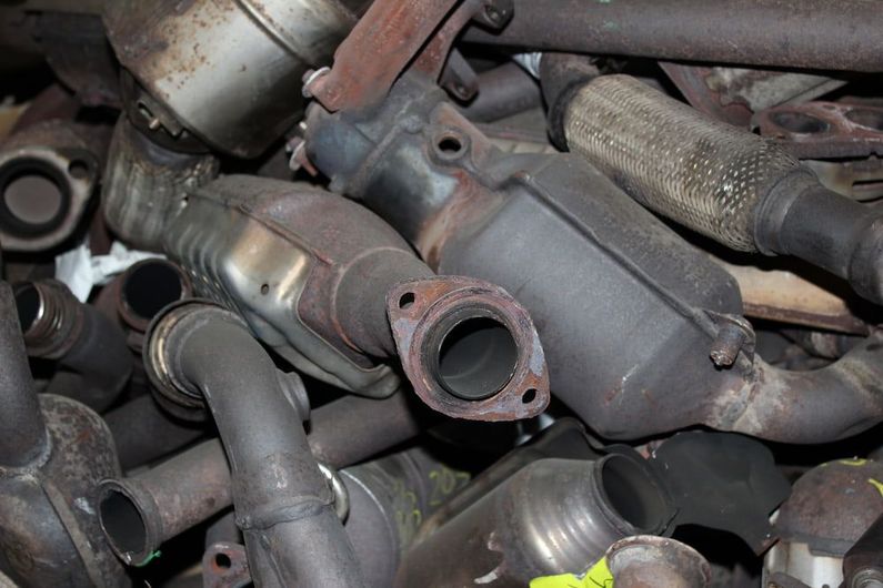 Pile of Used Catalytic Converters — Central Scrap Metal in Willawong, QLD