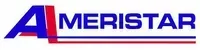 A blue and red logo for ameristar on a white background
