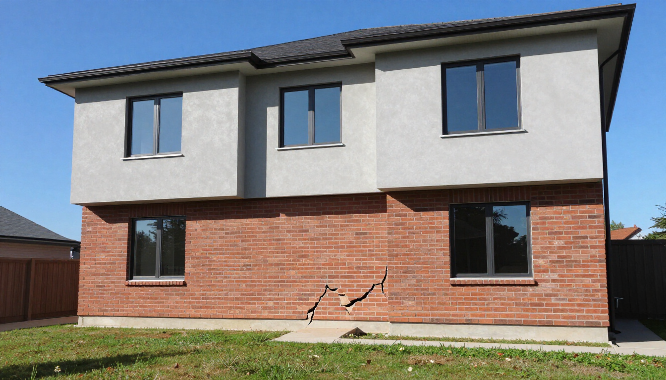 Home Exterior Foundation Check