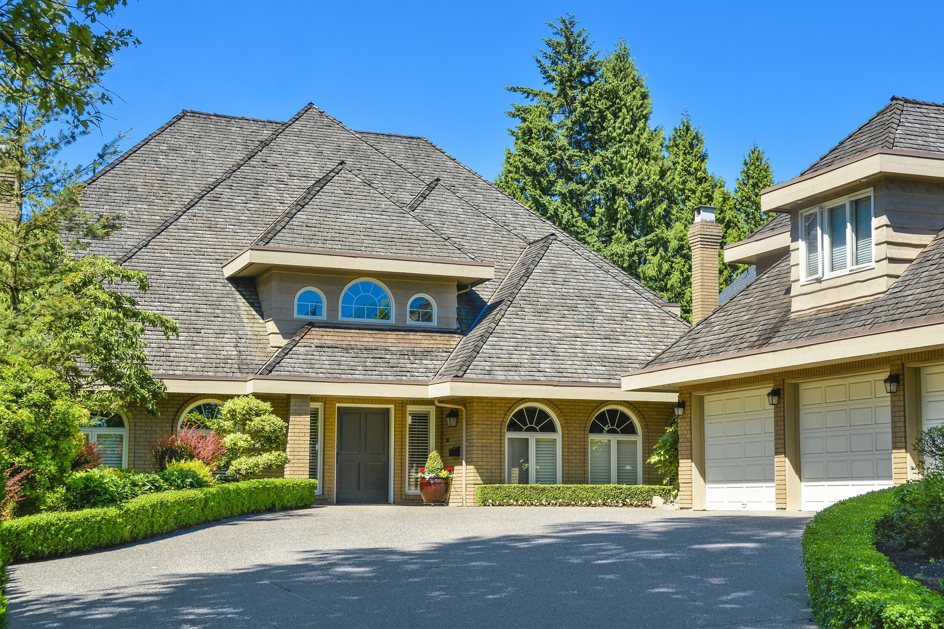 residential house with shingle roofing