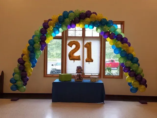 Balloon Arches, Columns and Theme Decor