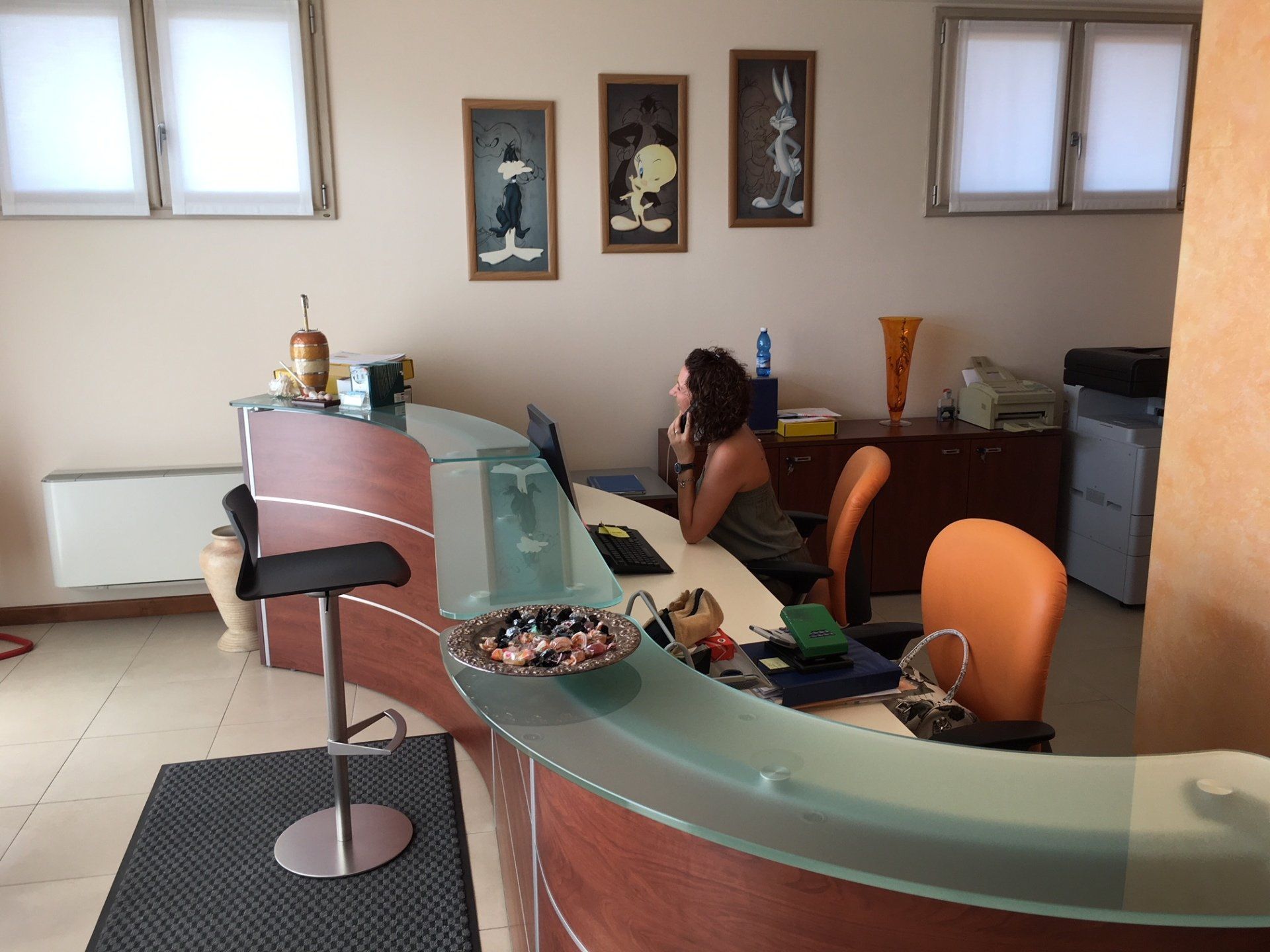 reception agenzia di pulizie