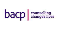 The BACP logo featuring the purple text