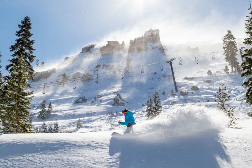 Sugar Bowl Resort, Loveland Ski Area, Castle Mountain Resort, and Ski