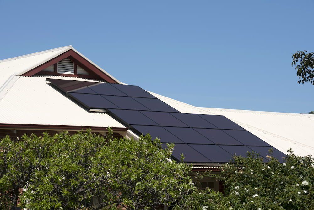 Residential Solar Panels — Electrical Services In Cooroibah, QLD