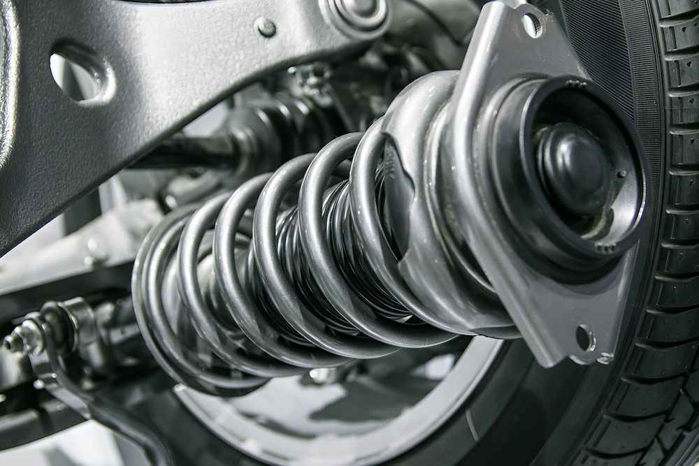 car suspension close up - - Border Bandag Tyre Service