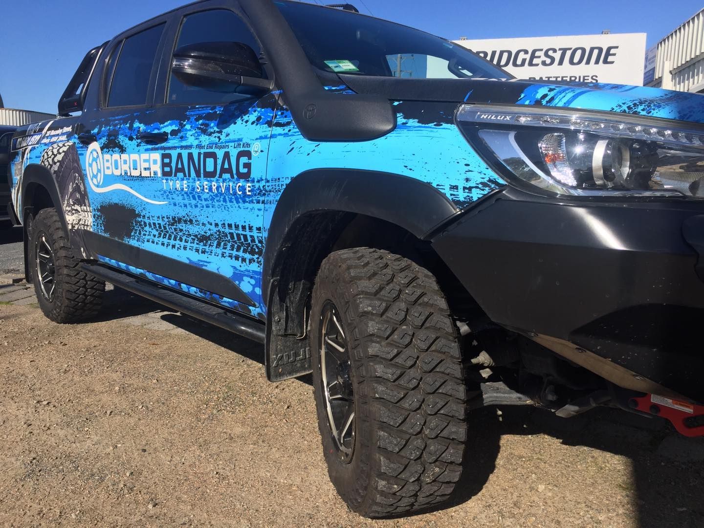 A Pick Up Truck On The Dirt Road