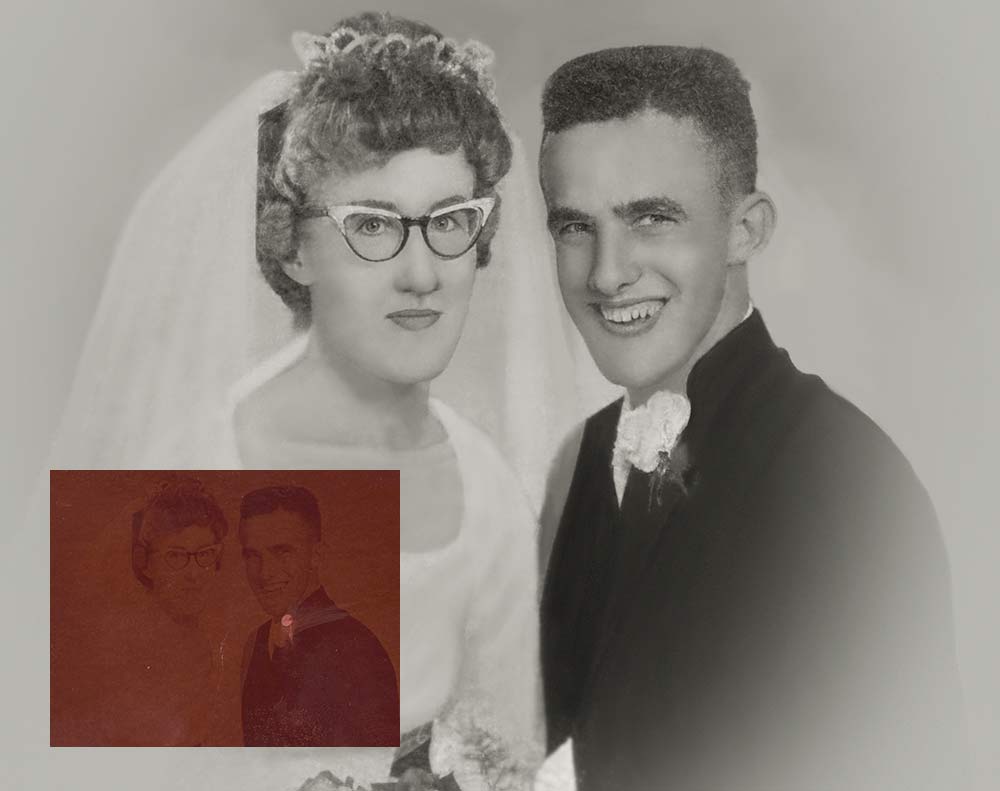Photo restoration example 5