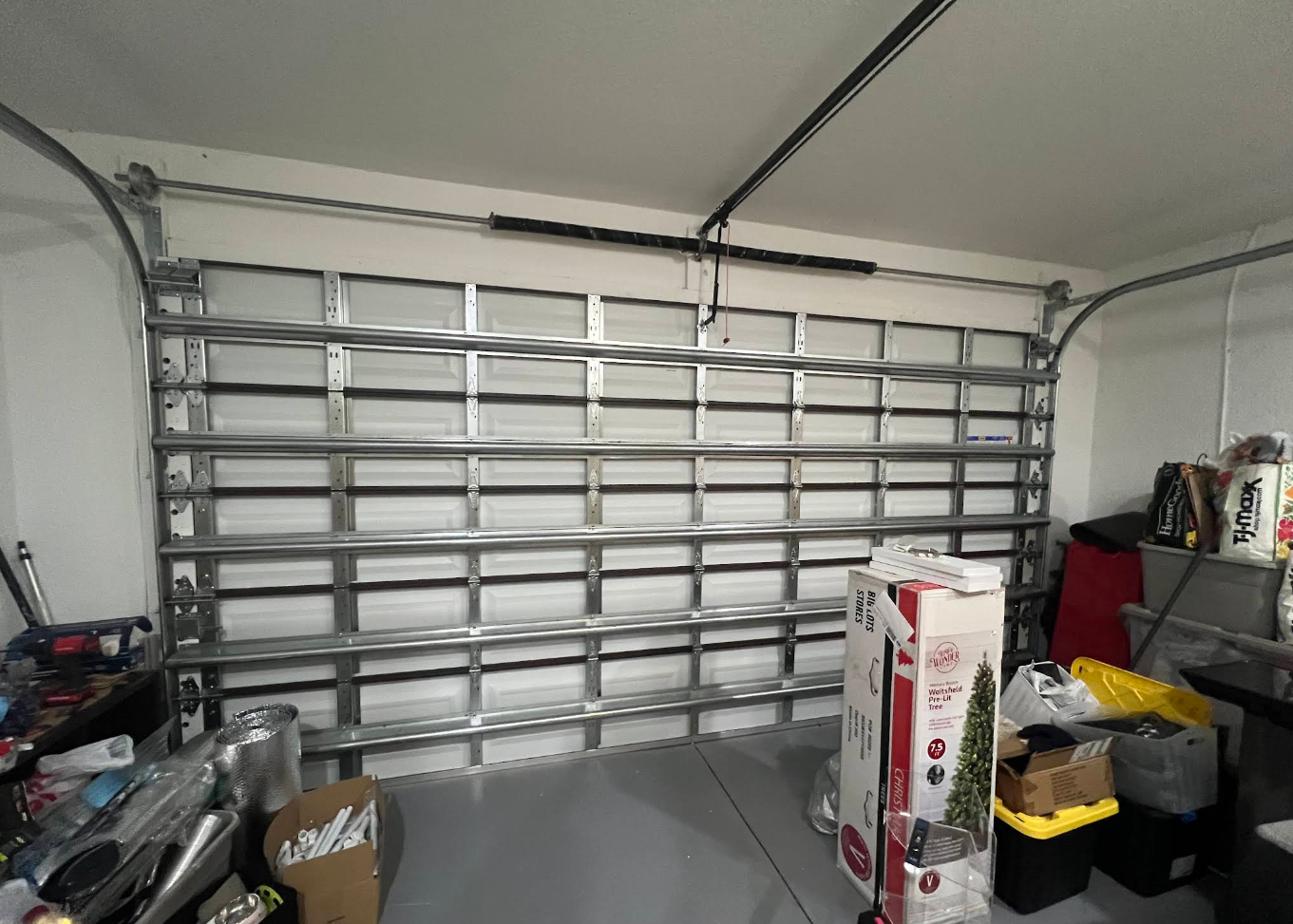 2 Car 4 Panel High 2 Layer Garage Door Insulation