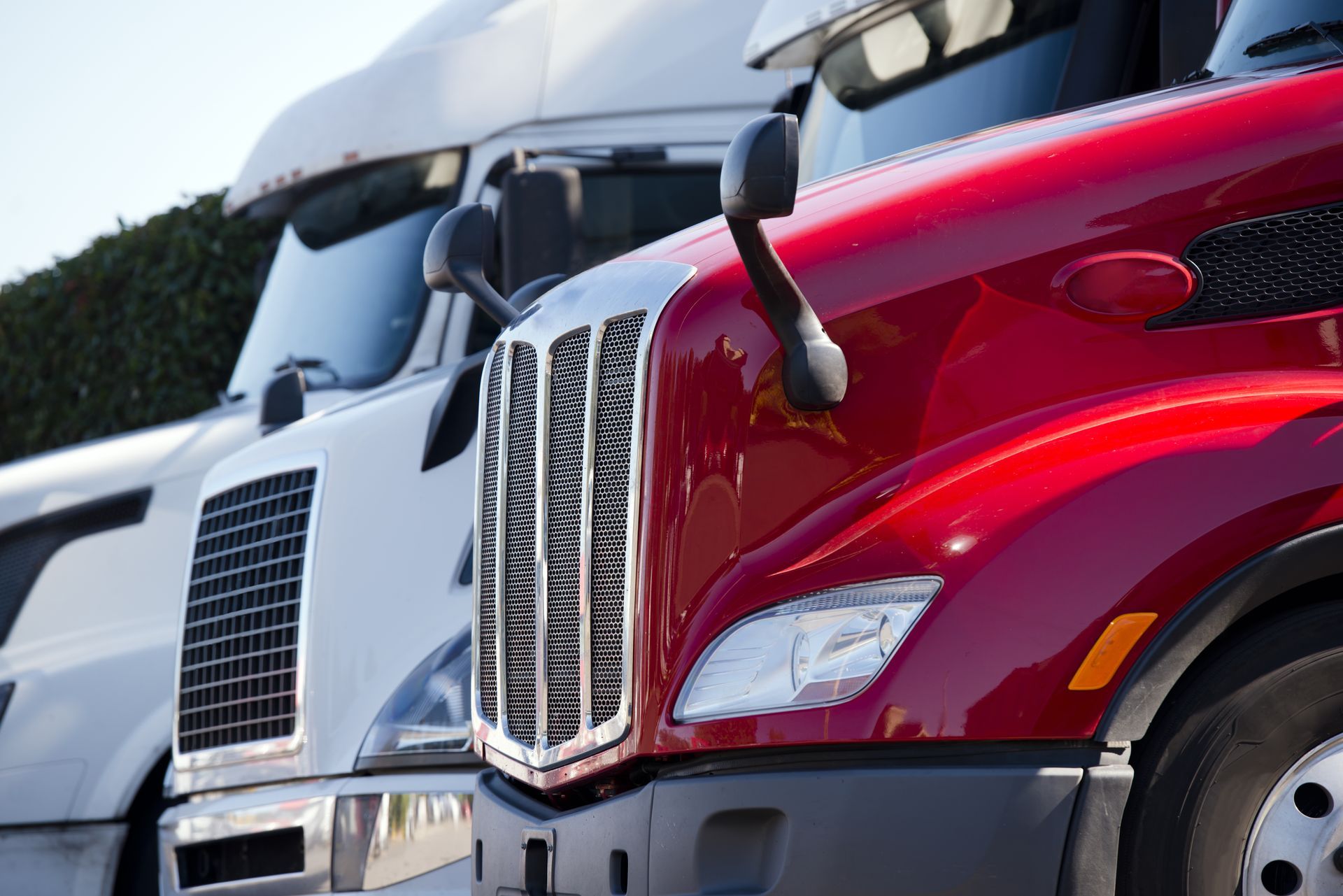Semi Truck Stock Image