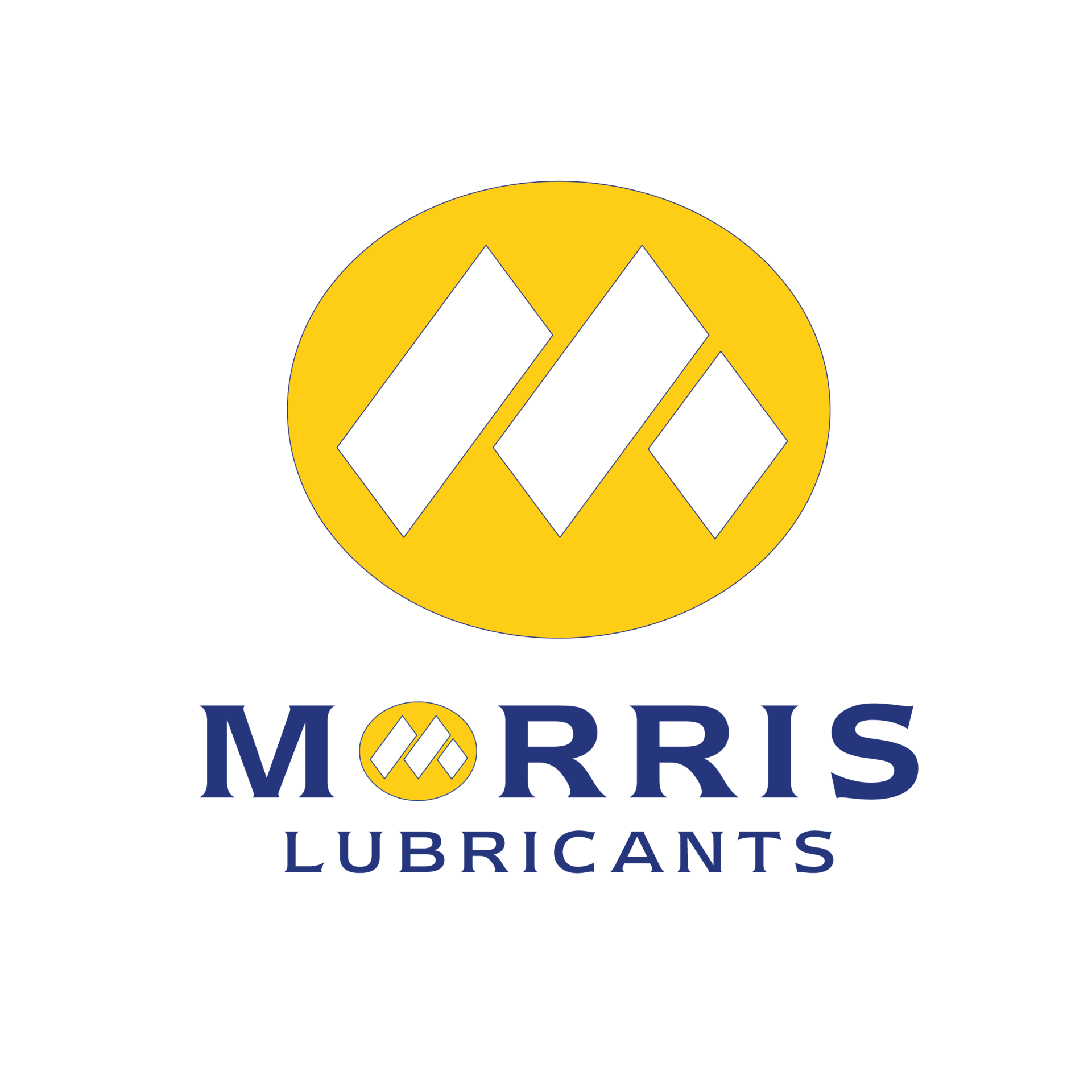 Morris lubricants logo and link to website