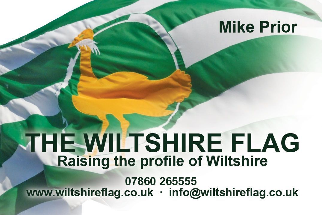 Wiltshire flag business card