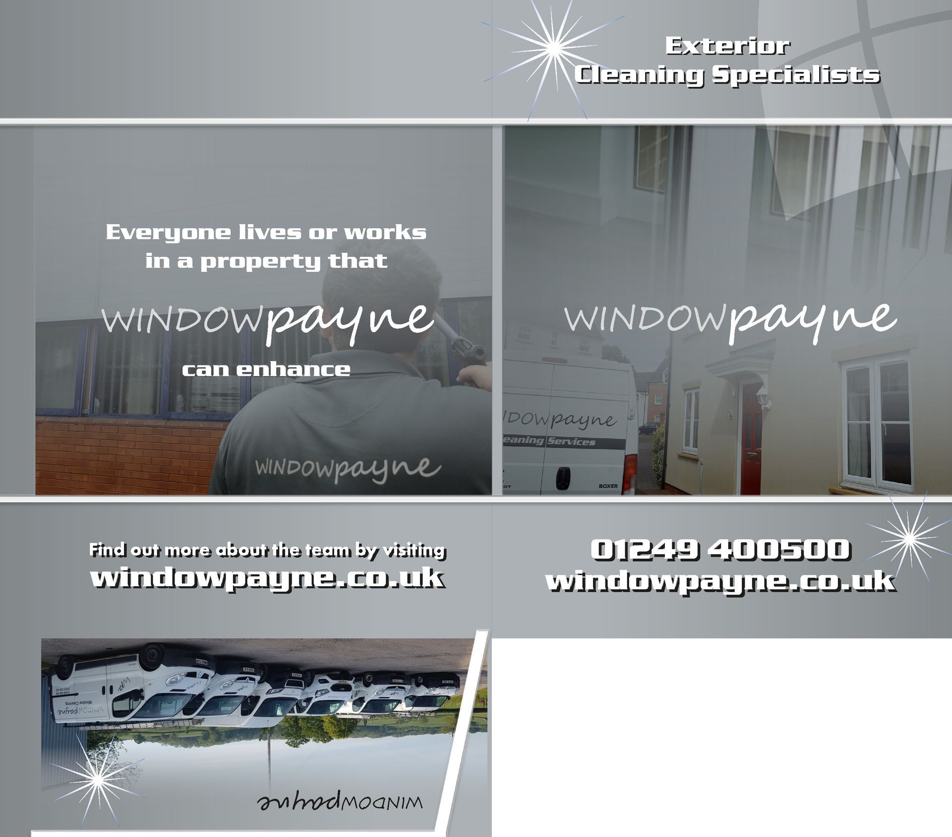 folder with Gusset for WindowPayne