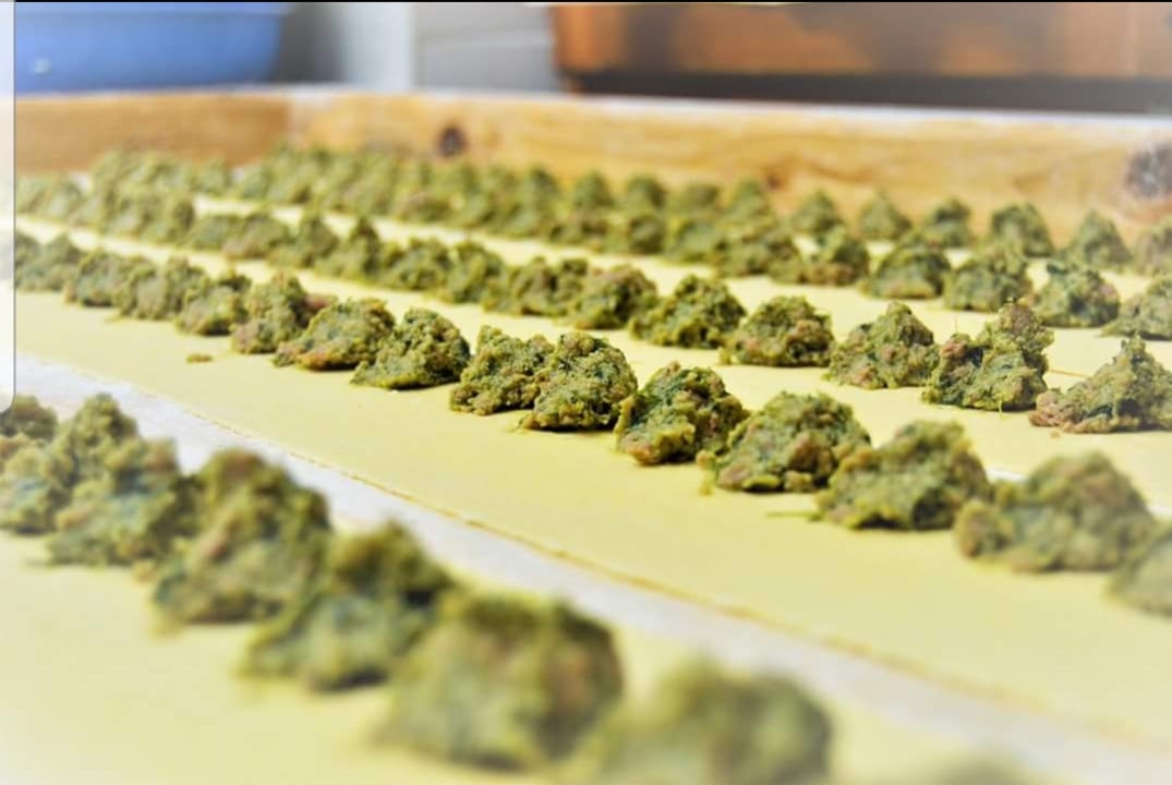 porzioni di ripieni per tordelli