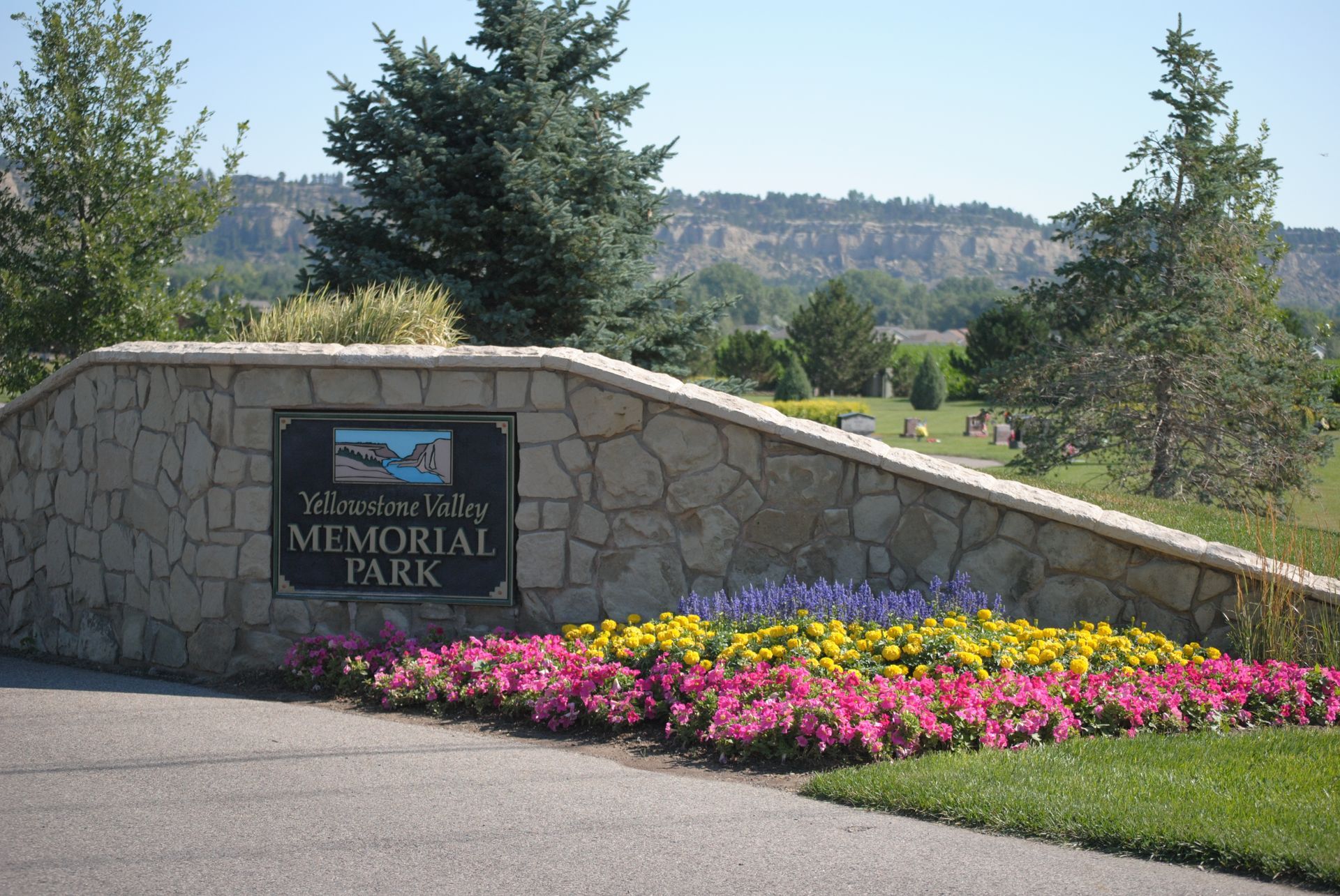Image of cemetery close to Red Lodge MT