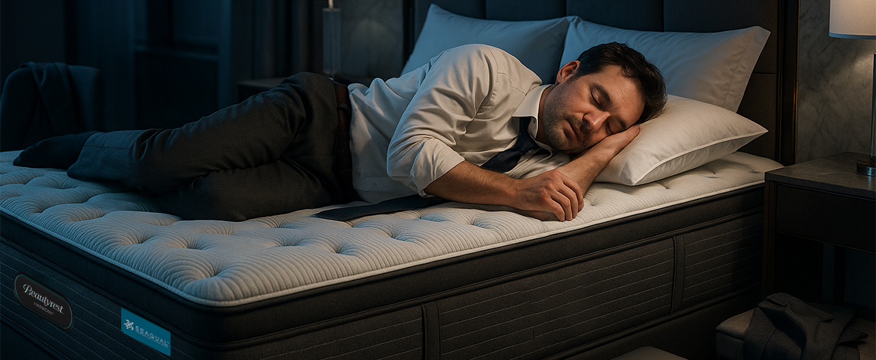 Trabaja duro, duerme mejor con un colchón Simmons premium