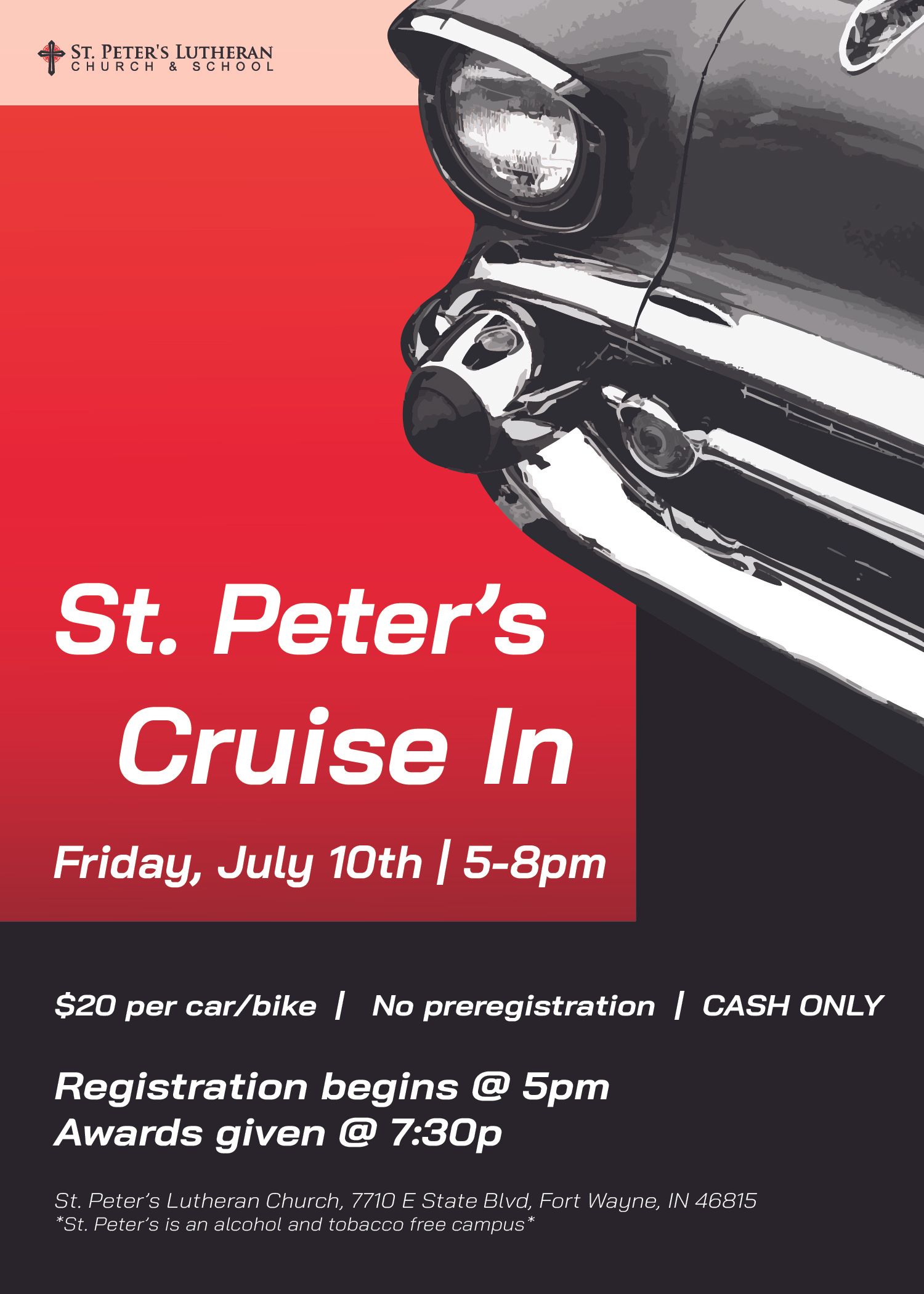 Event flyer for Concordia High School's