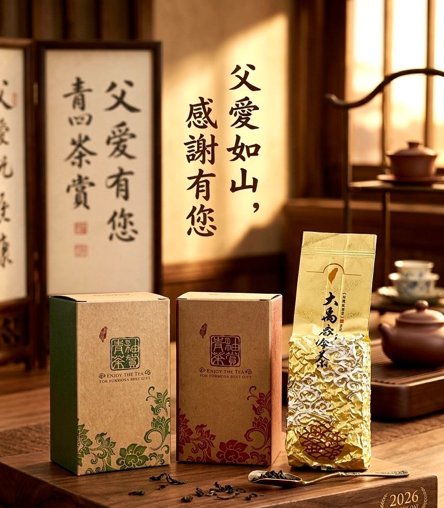 父親節送禮提早準備!精選4款茶葉禮盒送爸爸最體面又實用的健康選擇
鴻茶控-2026年父親節送禮-大禹嶺烏龍-烏龍茶-禮盒