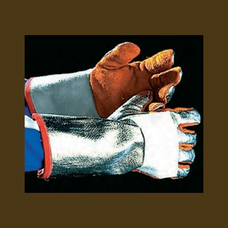 Guanti da saldatore.