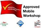Approved mobile workshop logo