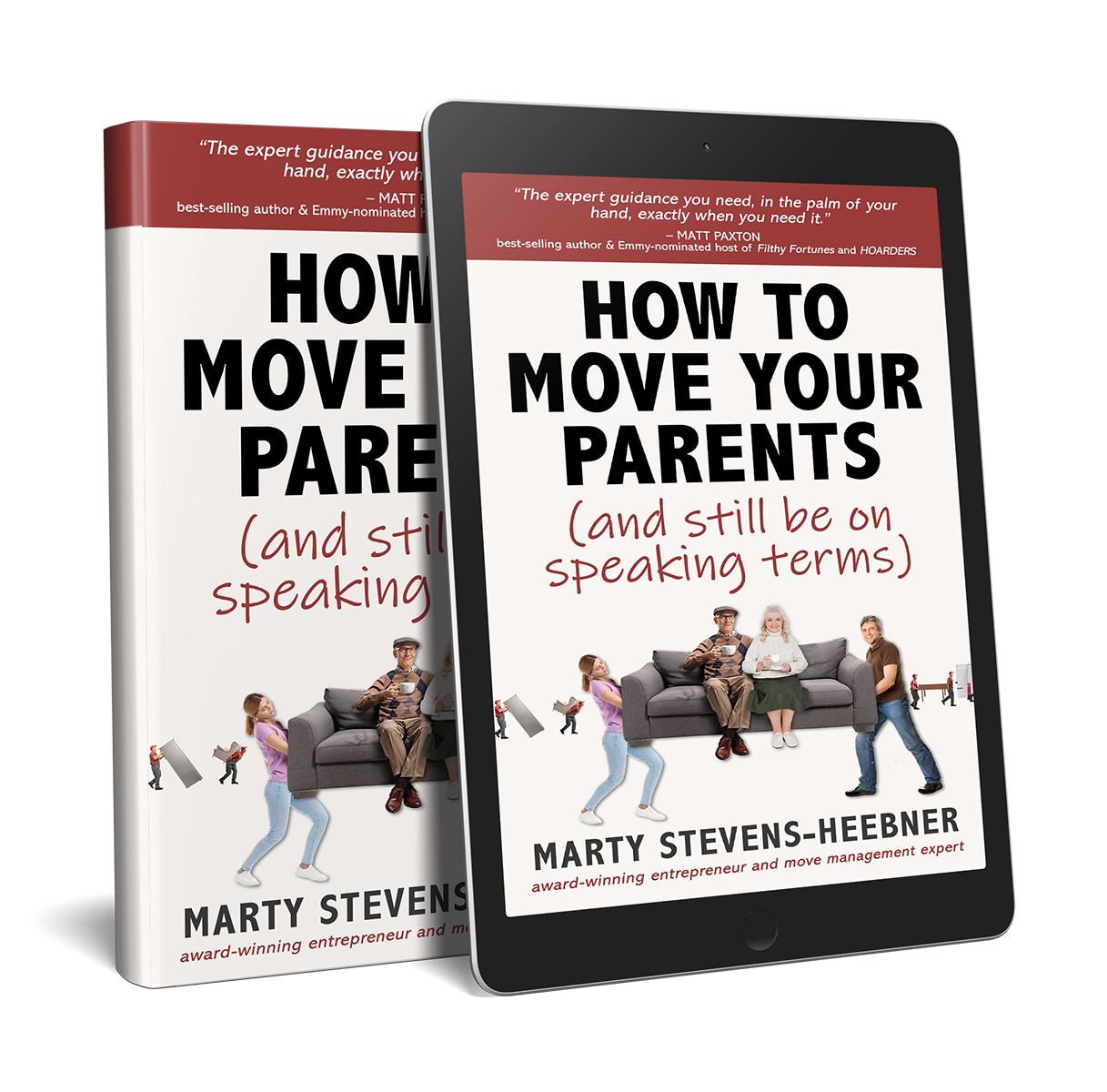 A book titled how to move your parents and still be on speaking terms