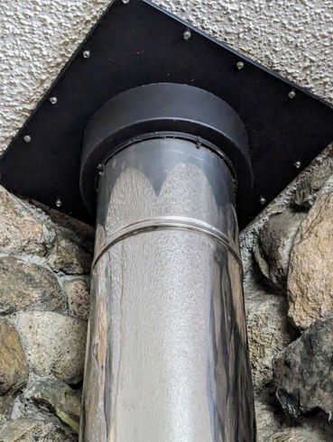 an image of a chimney flue for chimney cleaning services 