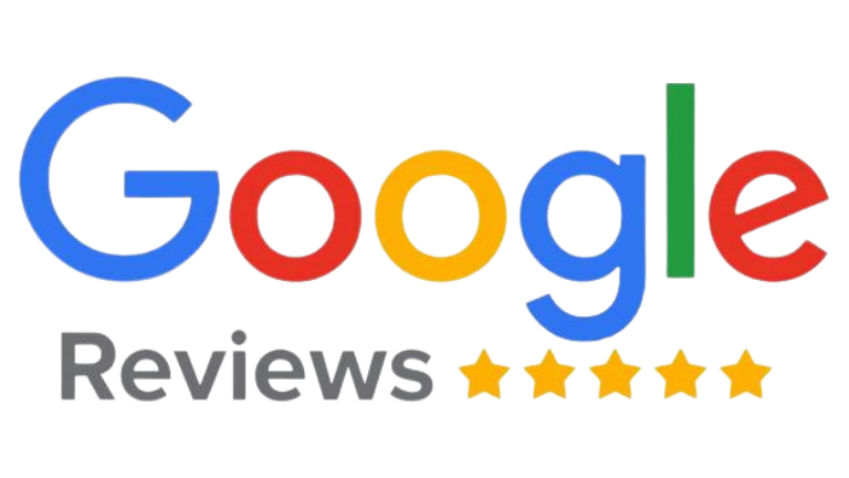 A google review logo with five stars on it