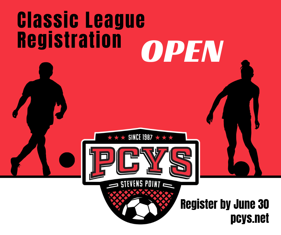 Click here to register for the PCYS Classic League 2025-2026 Season.
