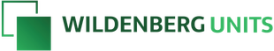Het logo voor de Wildenberg-eenheden is groen en wit