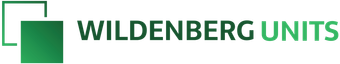 Het logo voor de Wildenberg-eenheden is groen en wit