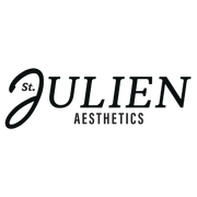 A black and white logo for julien aesthetics