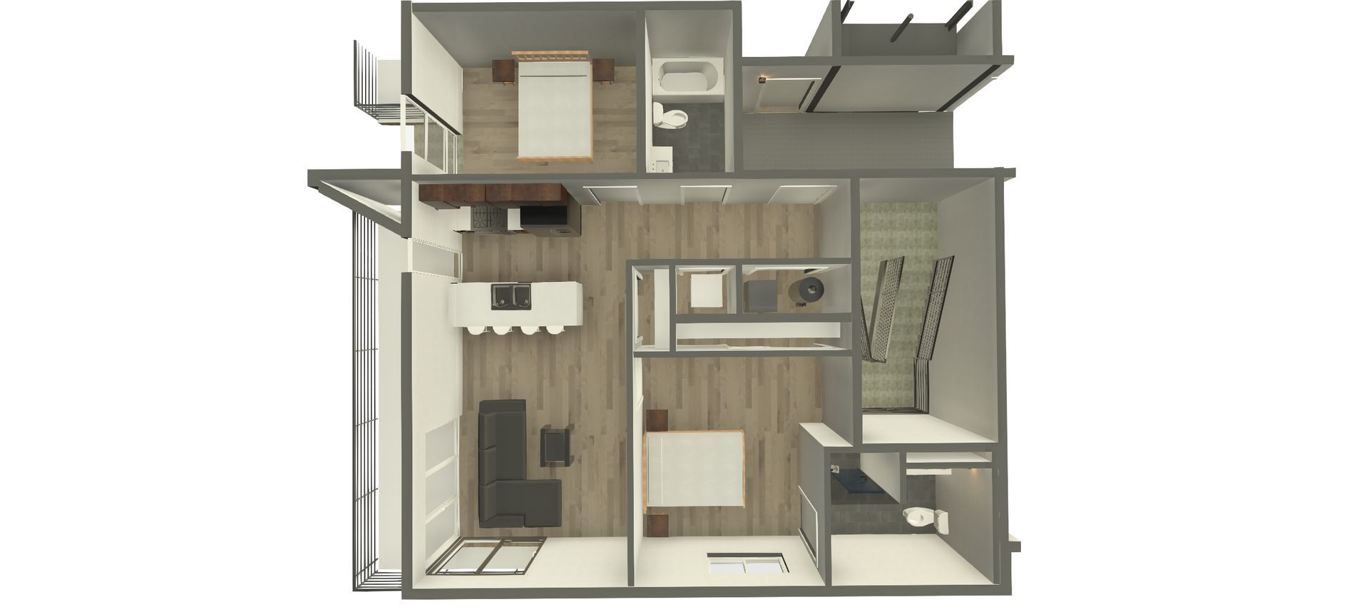 Floor plan Unit C
