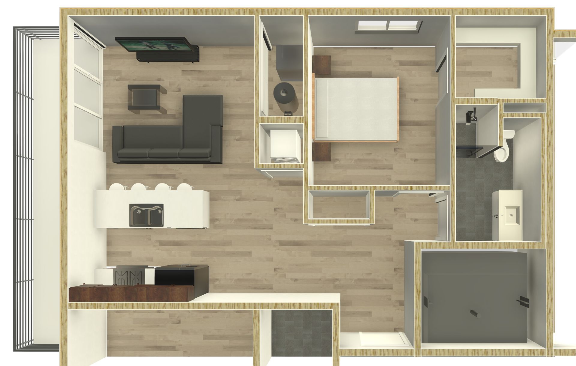 Floor plan Unit D