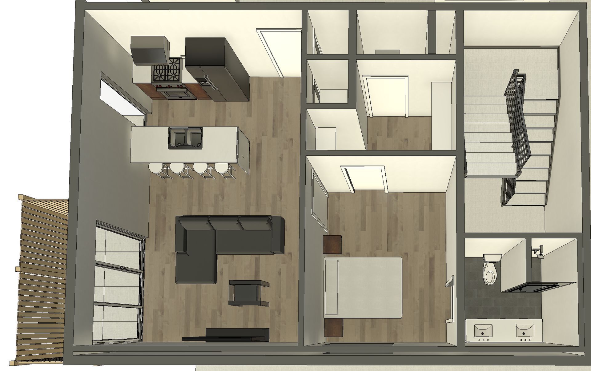 Floor plan Unit F