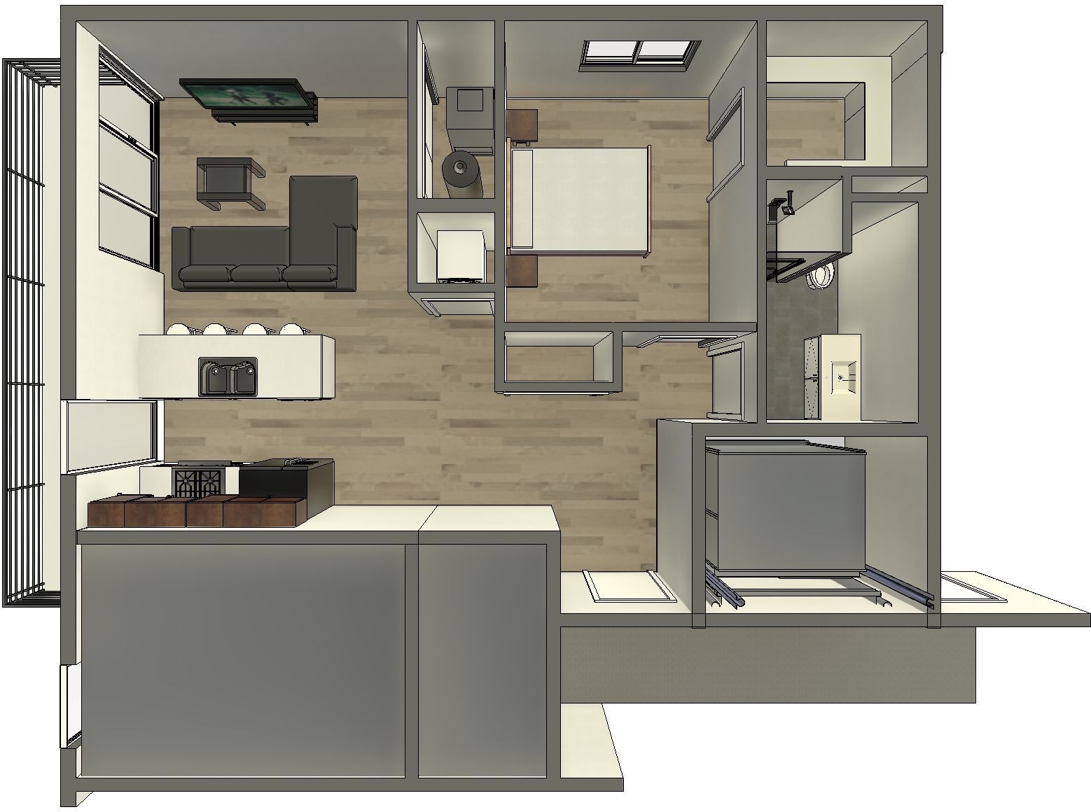 Floor plan Unit G