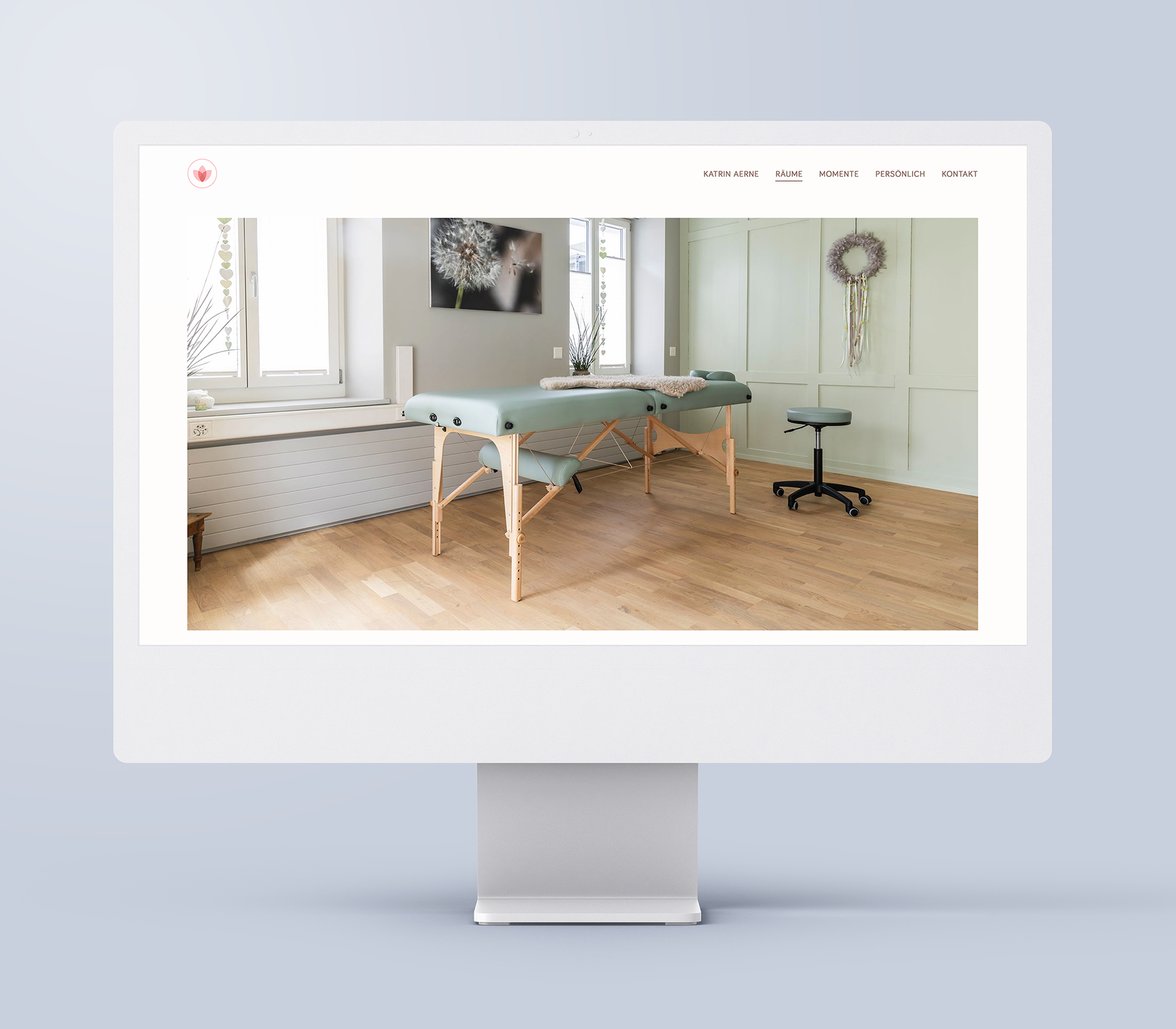 Corporate Design und Webseite für Katrin Aerne, Toggenburg
