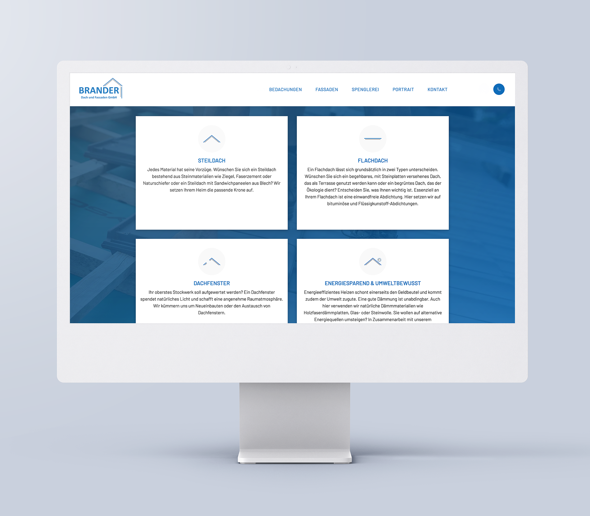 Neuer Webauftritt für Brander Dach und Fassaden