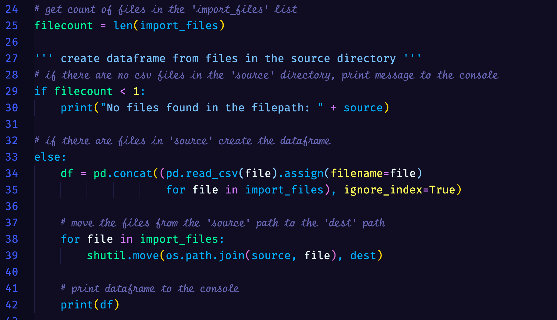 Importing Csv File In Python