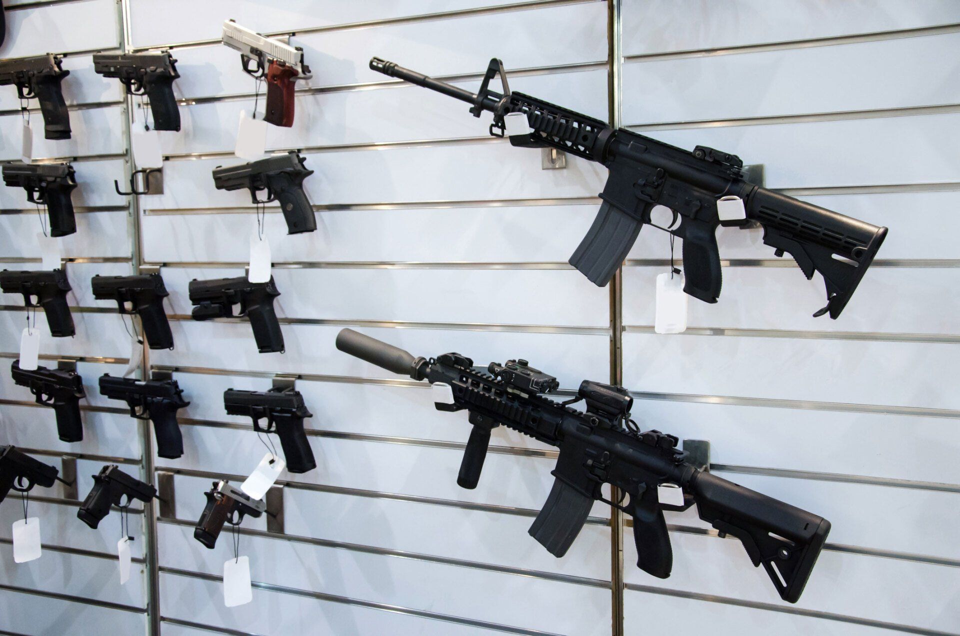 Firearms in Shelf — Baton Rouge, LA — American Pawn