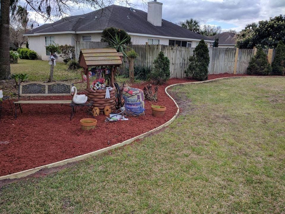 Flower Bed Fringe — Garden Design in Brunswick, GA