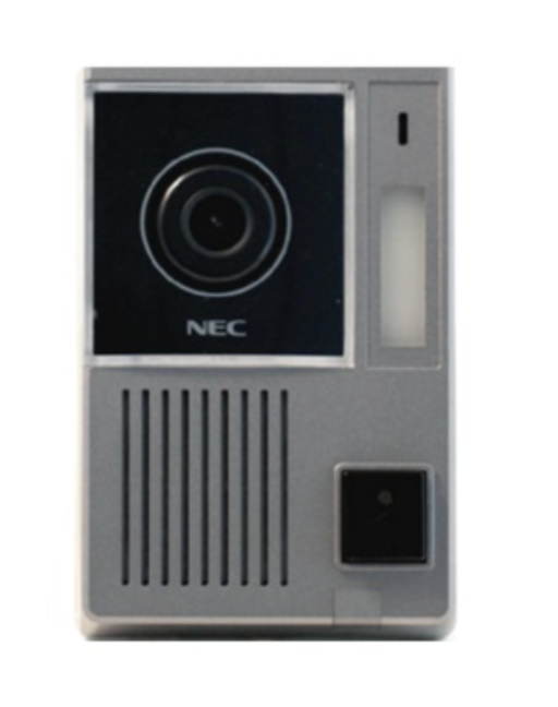A nec doorbell with a camera on it