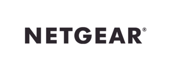 The netgear logo is on a white background.