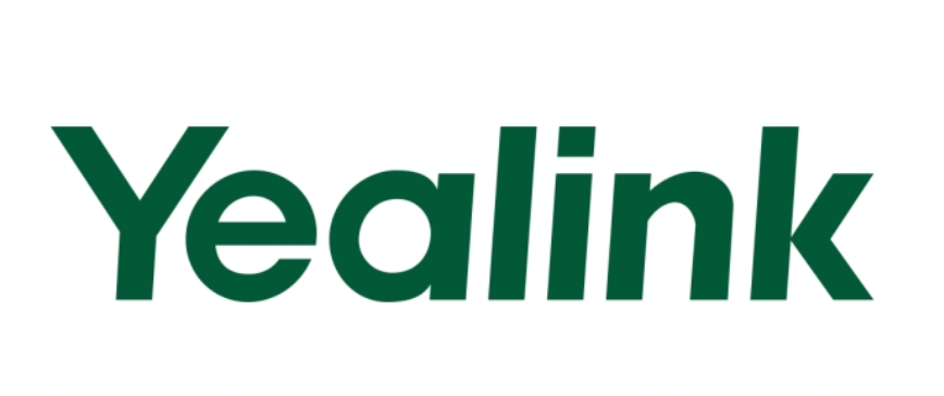 The yealink logo is green and white on a white background.