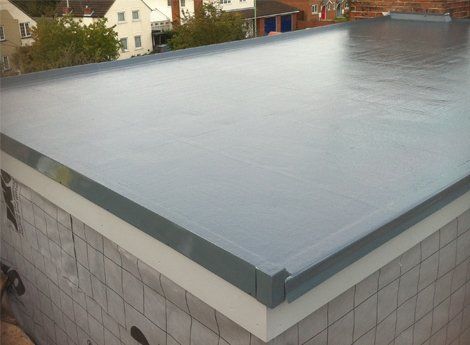 glass fibre roofs