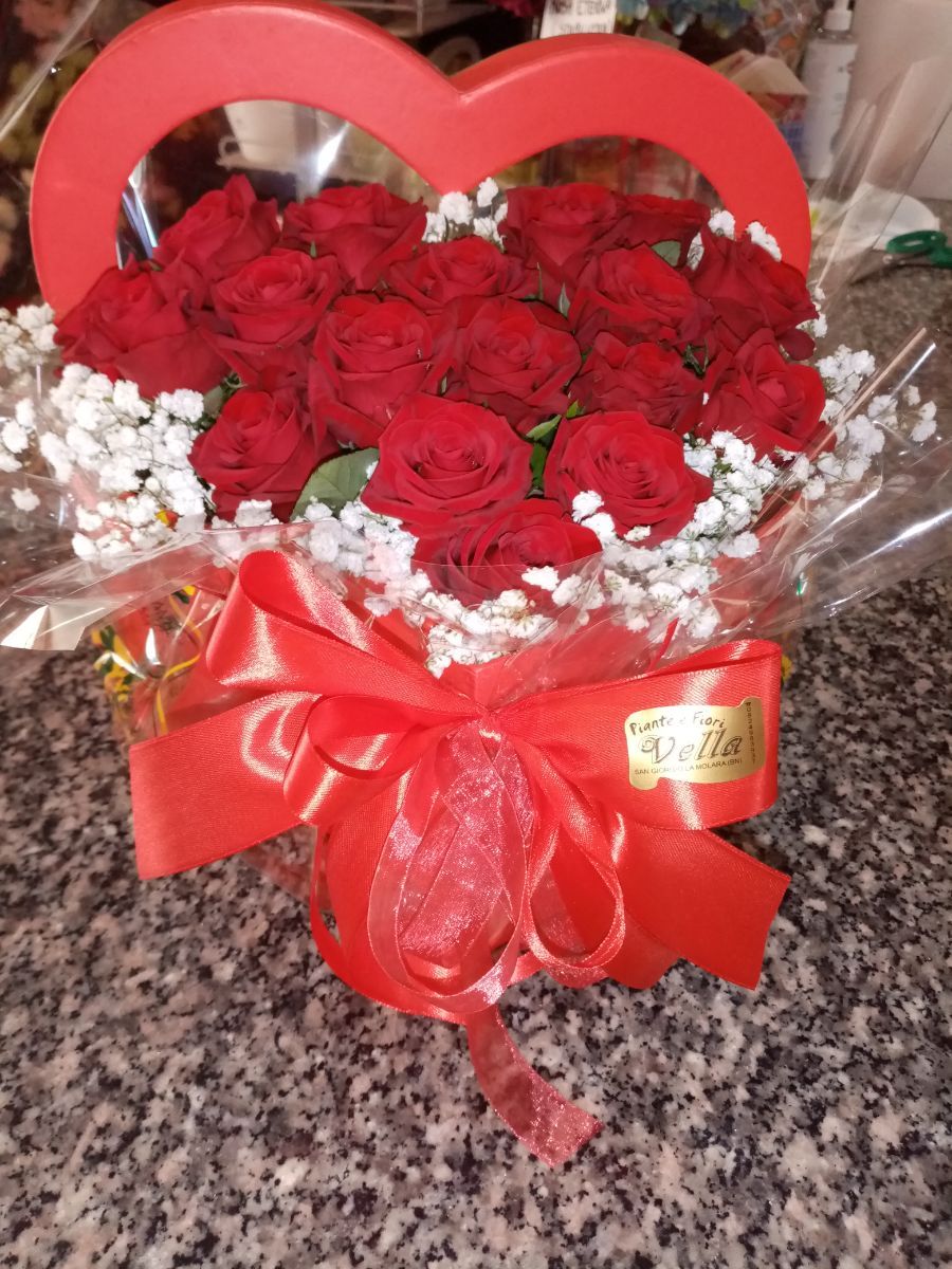 Mazzo di rose per San Valentino