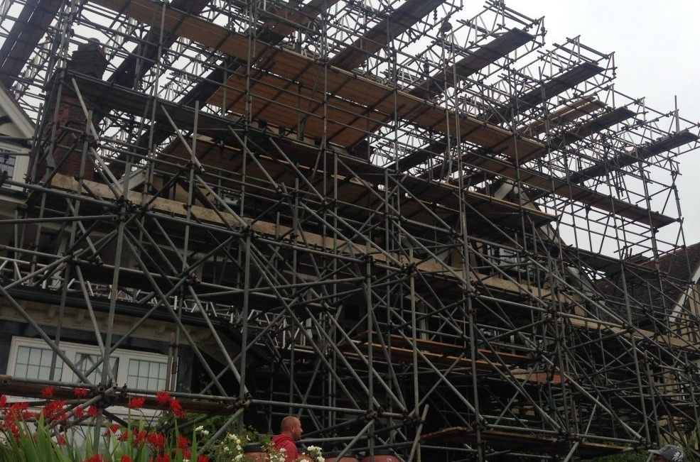 scaffold erected in tunbridge wells