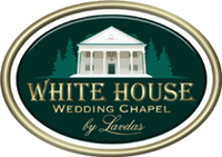 The logo for white house wedding chapel by lavalas