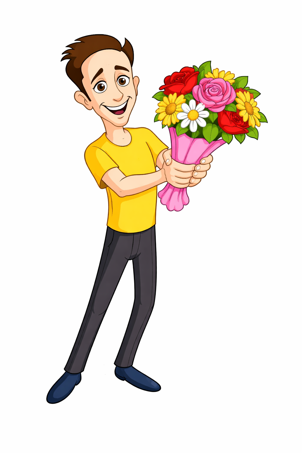 זר פרחים בנתיבות